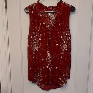 Womens XL sleevless blouse